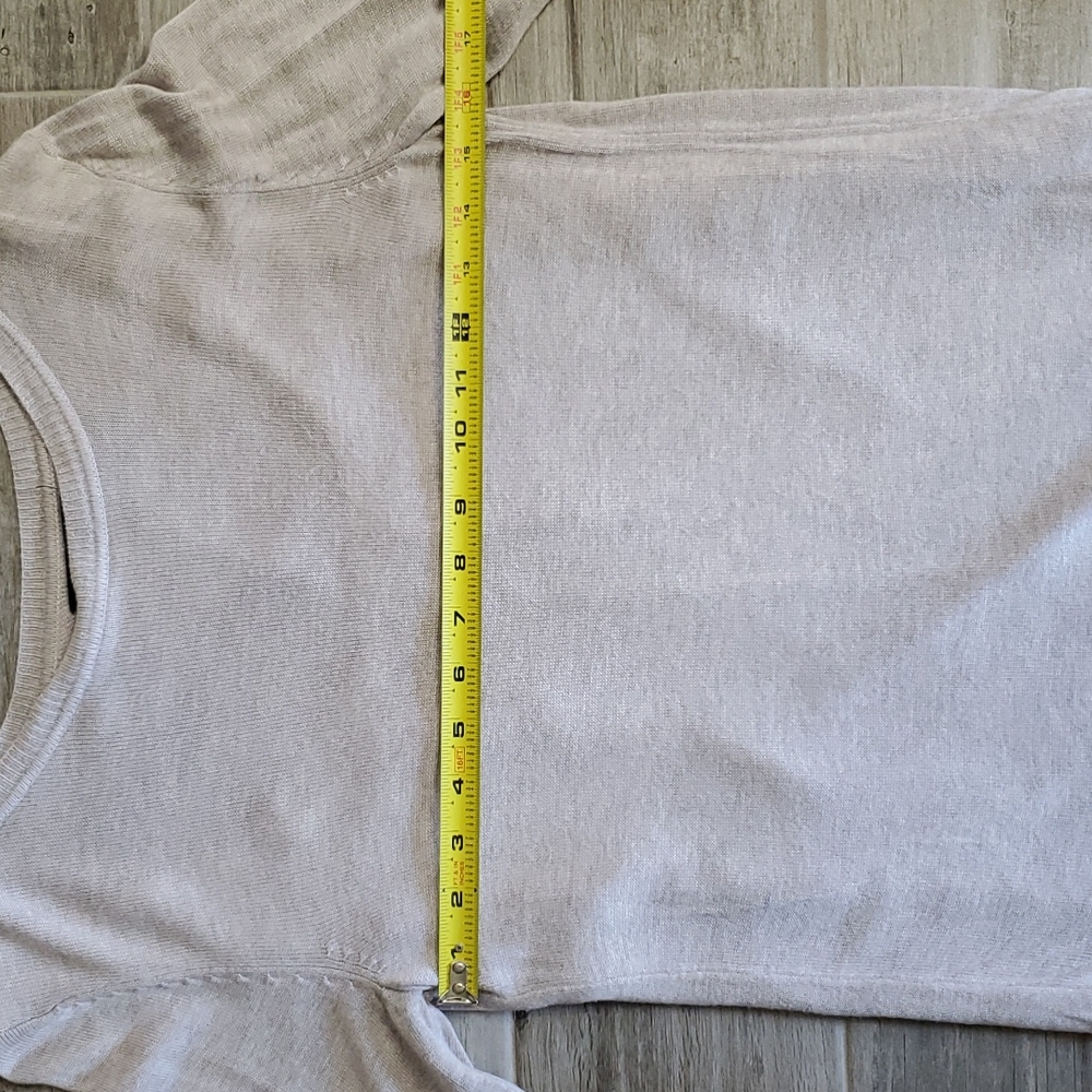 Verve Ami sheer panel sweater size small π - Picture 5 of 6